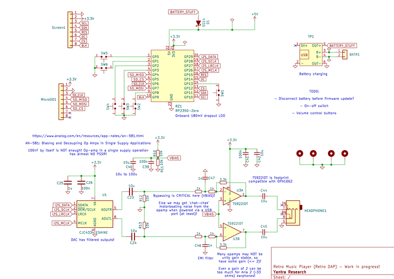 Very early WIP PoC schematic