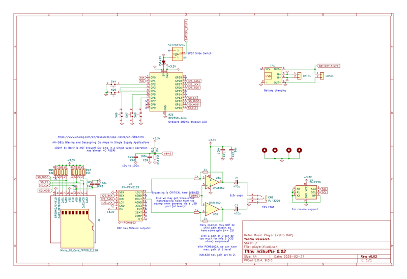 Very early WIP PoC schematic